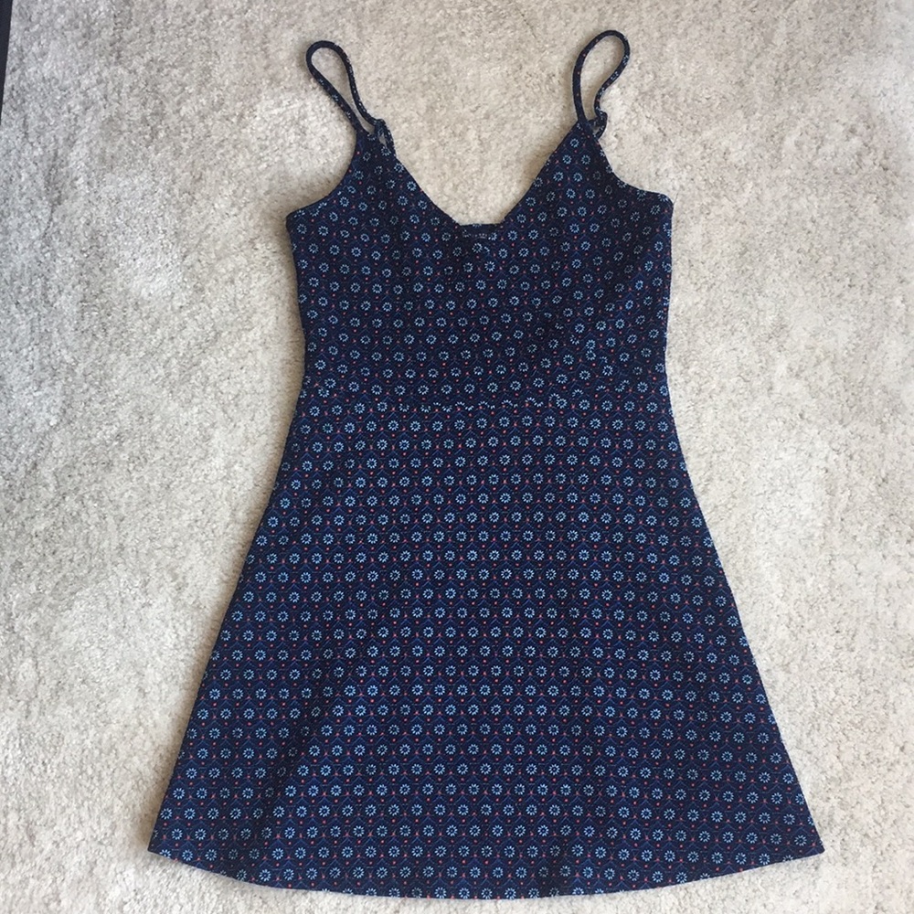NWOT Aeropostale Pattern Dress - Navy